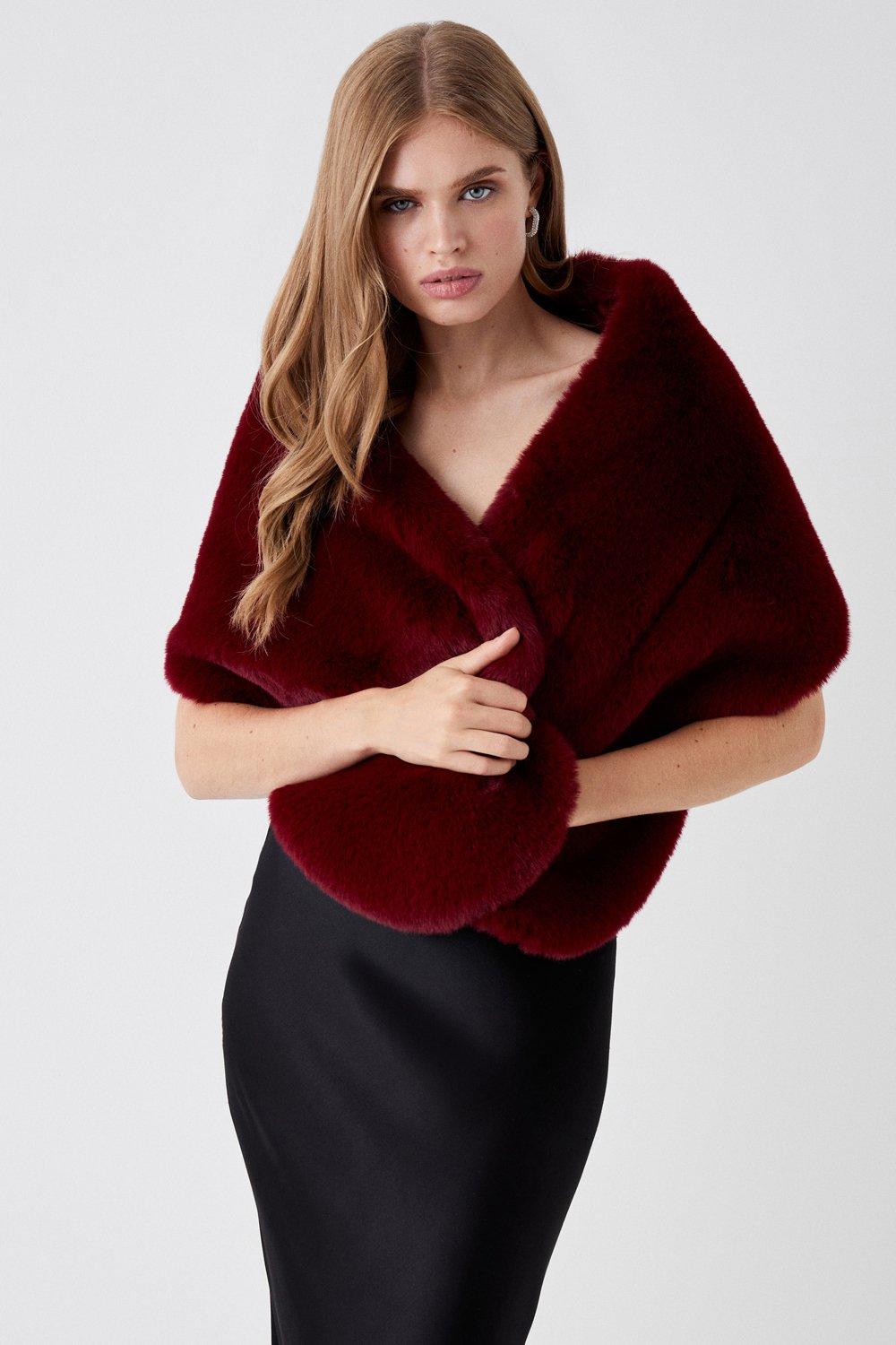 Debenhams hot sale fur shrug