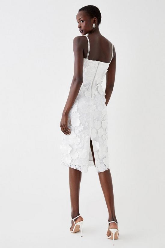 Coast Premium 3d Floral Midi Dress With Jewelled Straps 4
