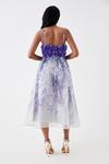Coast Petite Hand Stitched 3d Floral Bodice Full Skirt Midi Dress thumbnail 3