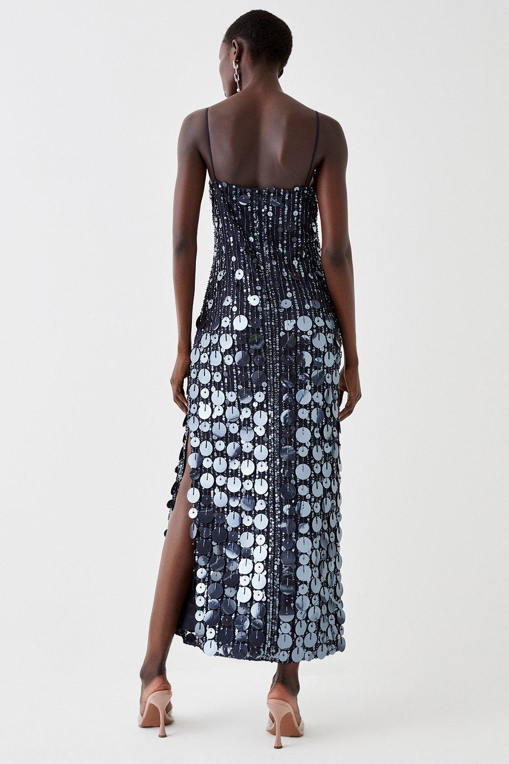 Coast ariel sequin outlet maxi dress