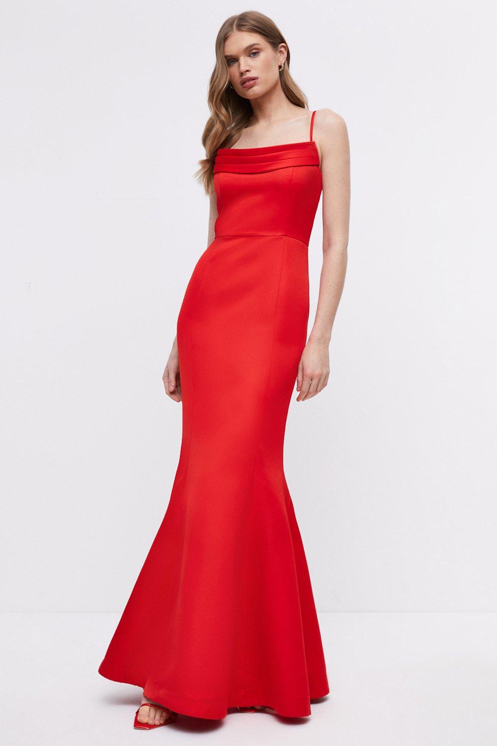 Coast long store red dress