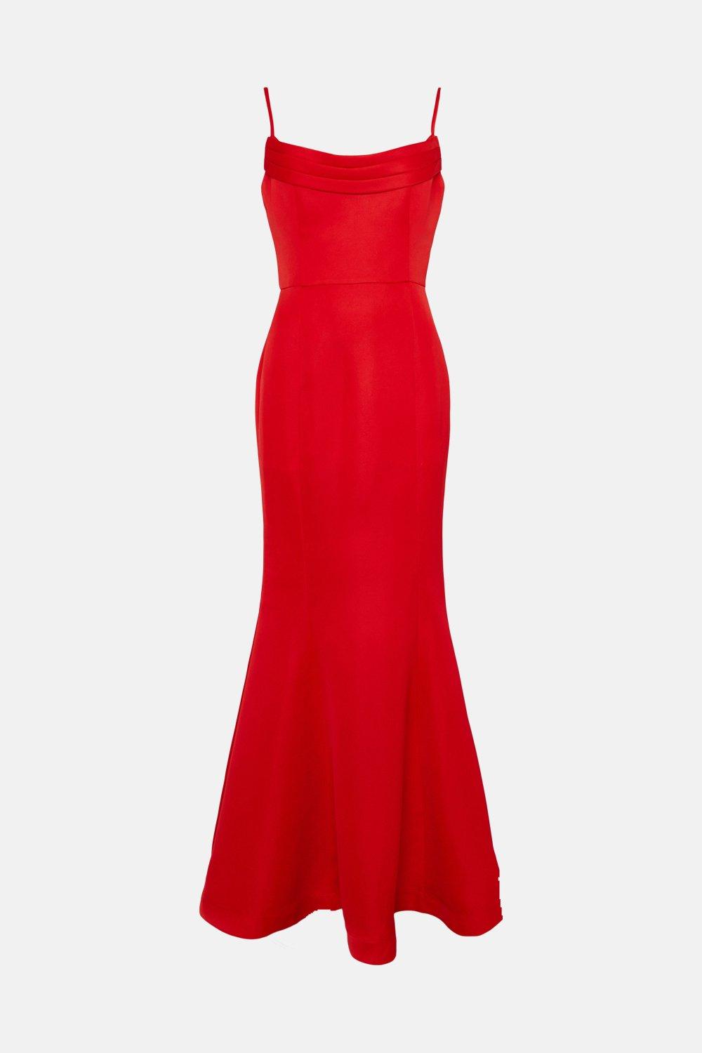 Likely red outlet gown