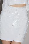 Coast Disc Sequin Ivory Mini Skirt thumbnail 2