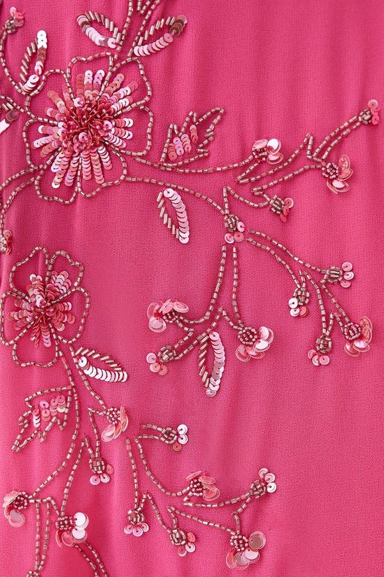 Coast Embellished Knot Detail Wrap Midi Dress 4
