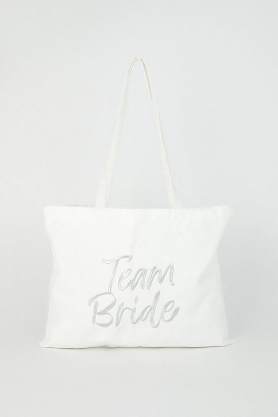 Coast Embroidered Team Bride Tote Bag 1