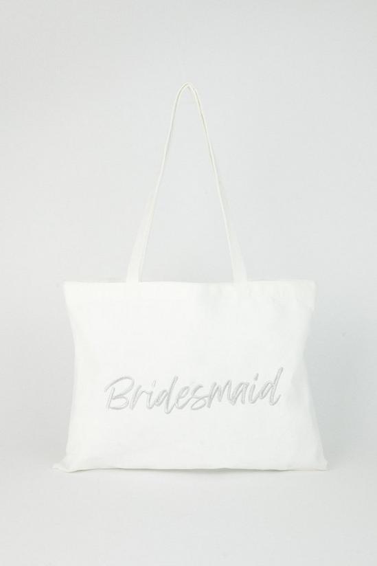 Coast Embroidered Bridesmaids Tote Bag 1