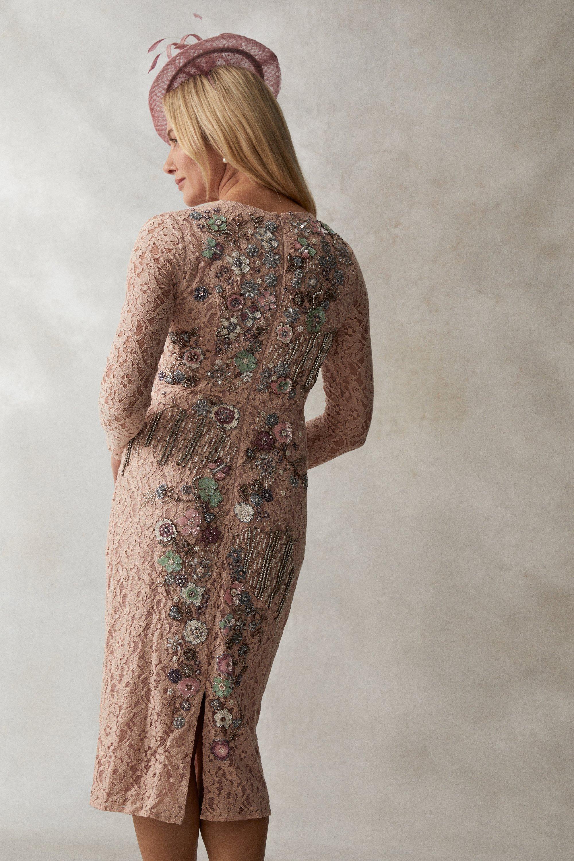 Beverley lace pencil dress sales