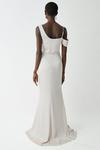 Coast Satin Asymmetrical Neckline Bridesmaids Dress thumbnail 3