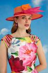 Coast Lisa Tan Multi Strap Floral Midi Dress thumbnail 3