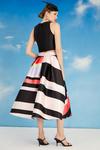 Coast Lisa Tan Geo Stripe Full Midi Skirt thumbnail 4