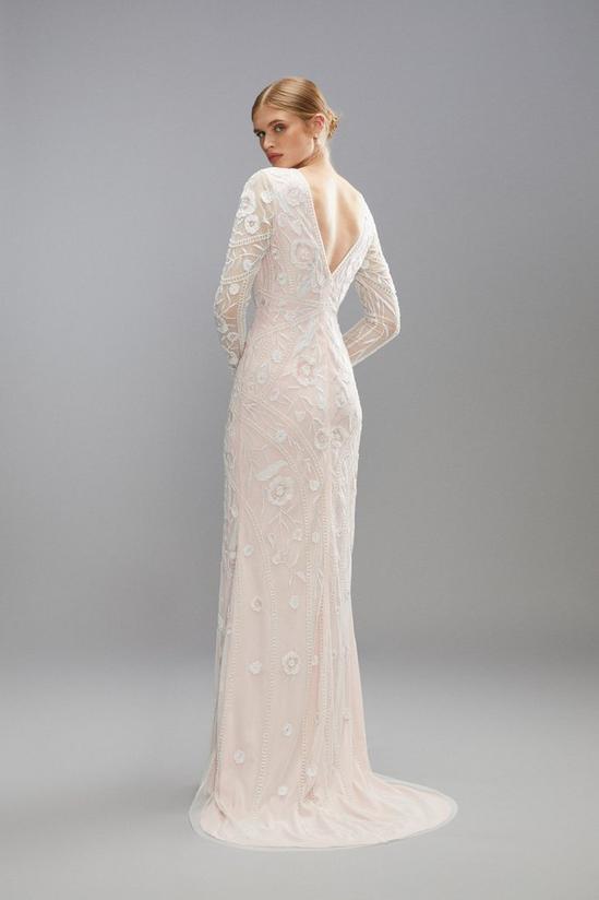Coast Premium Embellished Blush Bridal Maxi Dress 5