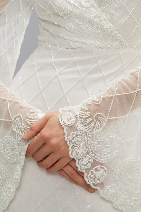 Coast Embellished Tie Back Boho Bridal Maxi Dress 3