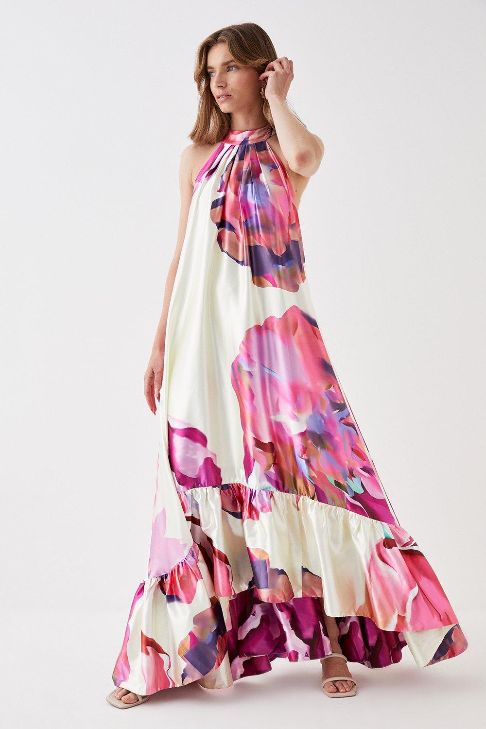 Coast fabien print maxi on sale dress