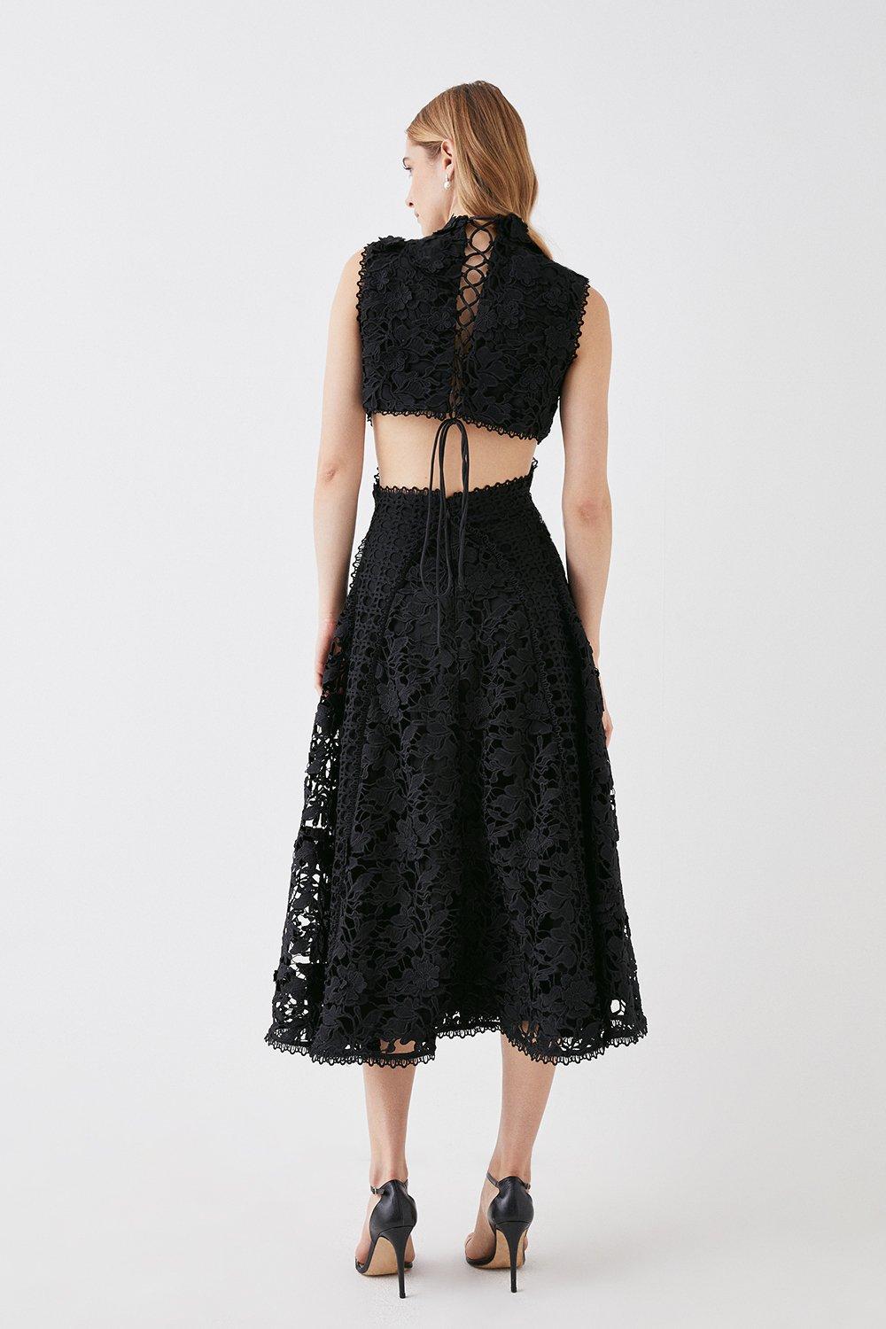 Coast black 2025 ashby lace dress