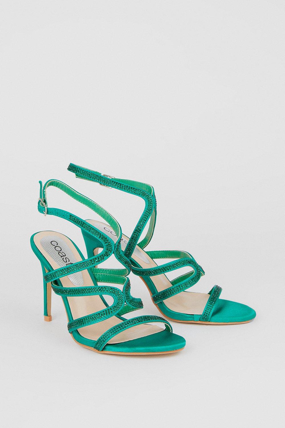 Trinity Diamante Heeled Sandals