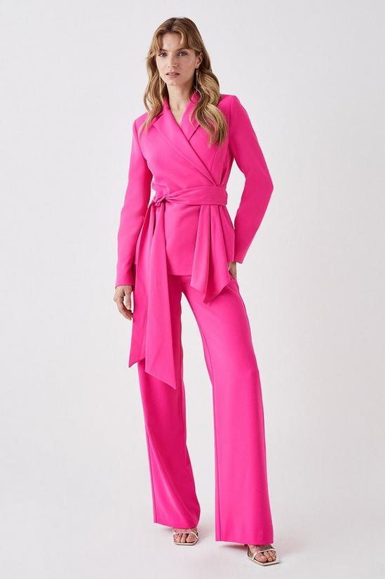 Buy Satin Dark Pink Trouser Suit LSTV114590