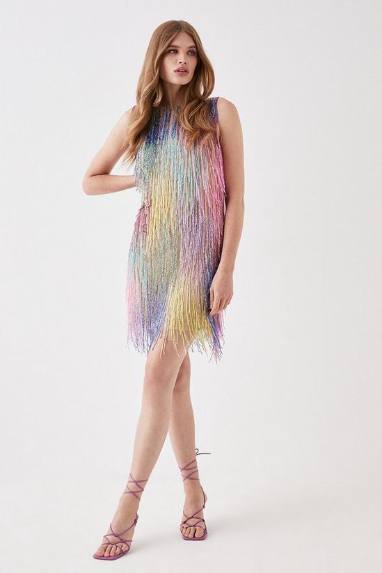Rainbow Pom Pom  Coastal Getaway Dress – Subtle Luxury