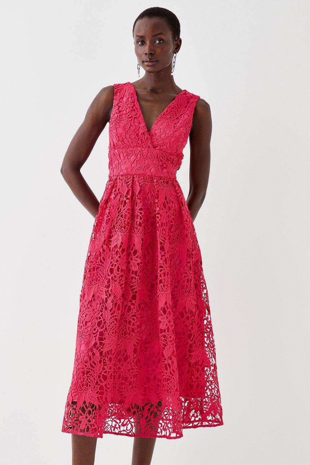 Coast odette clearance lace midi dress