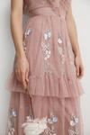 Coast Meadow Floral Embroidered Maxi Bridesmaids Dress thumbnail 3