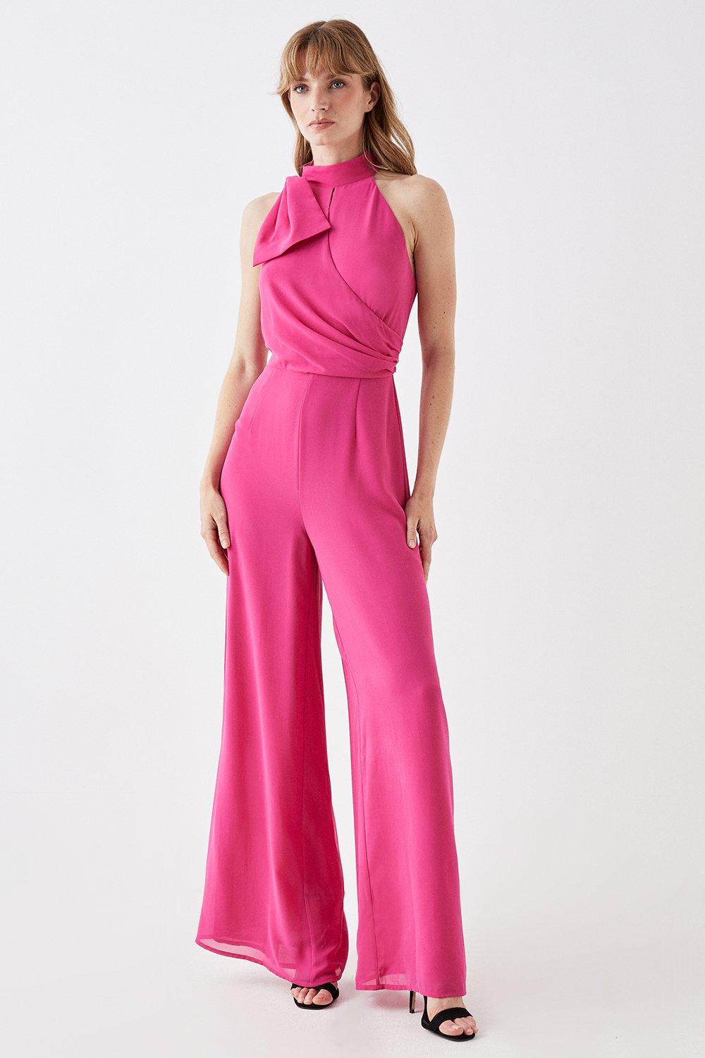 Take Me To Another Place Jumpsuit - Magenta