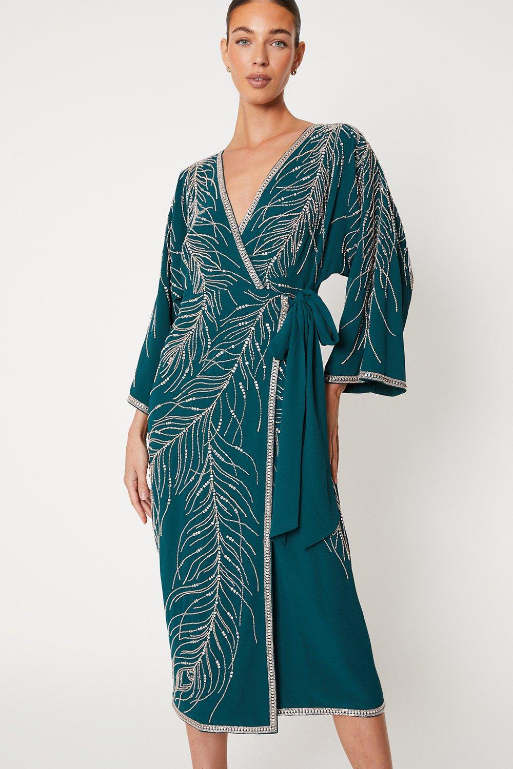 Coast casabella store wrap dress