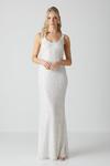 Coast Embellished Lace Column Maxi Wedding Dress thumbnail 1