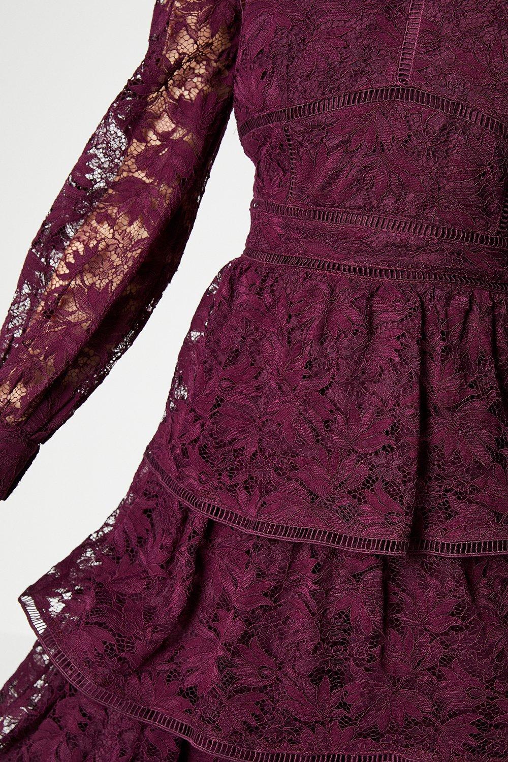 Merlot on sale lace dress