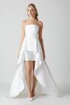 Coast Bandeau Twill Mini With Full Overskirt Wedding Dress thumbnail 1
