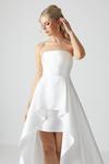 Coast Bandeau Twill Mini With Full Overskirt Wedding Dress thumbnail 3