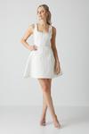 Coast Jacquard Full Skirted Mini Dress With Jewel Trim thumbnail 1