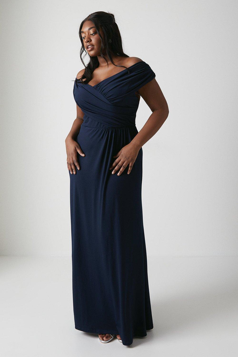 coast navy bridesmaid dress