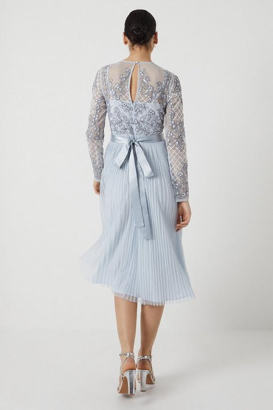 Coast Premium Embroidered Bodice Pleat Skirt Bridesmaids Dress 3