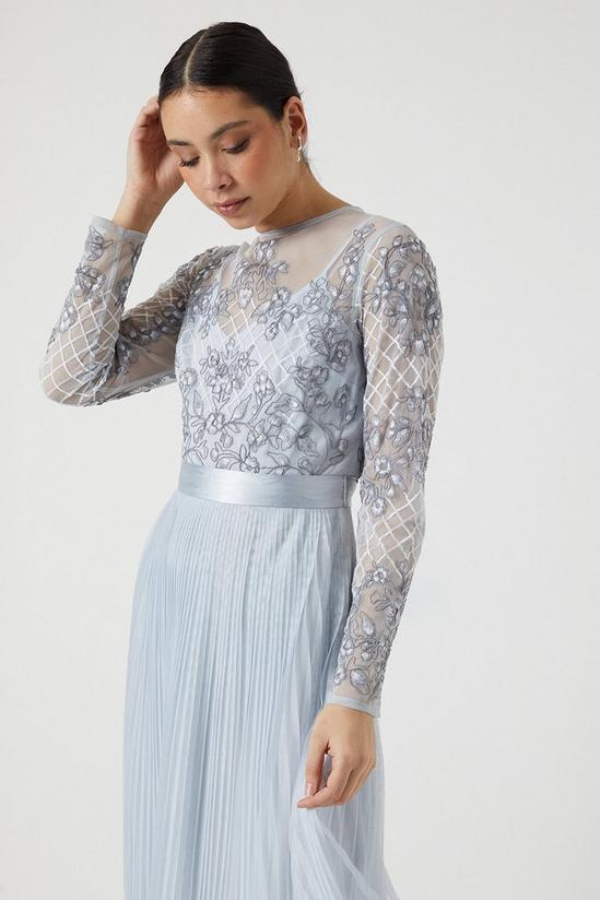 Coast Premium Embroidered Bodice Pleat Skirt Bridesmaids Dress 4