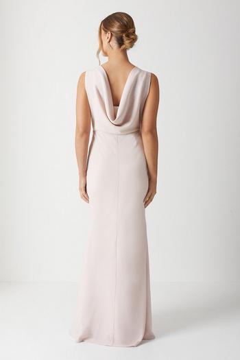 Related Product Cowl Back Fishtail Bridesmaids Maxi Dress