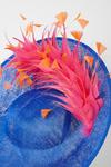 Coast Lisa Tan Contrast Feather Detail Side Facing Hat thumbnail 3
