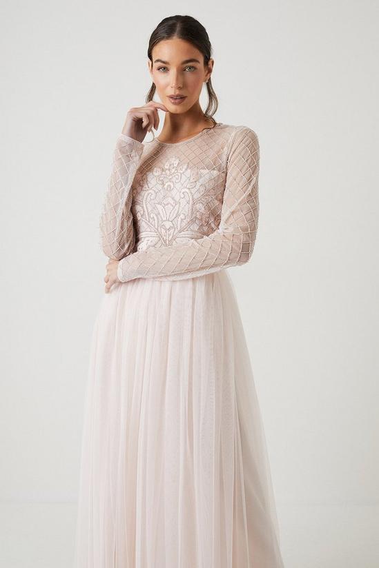 Coast Baroque Embellished Mesh Two In One Bridesmaids Dress 2