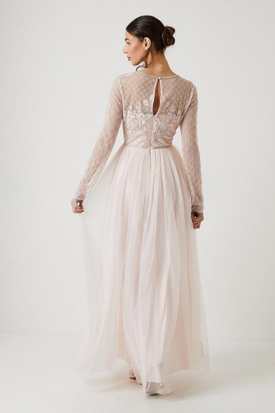 Coast Baroque Embellished Mesh Two In One Bridesmaids Dress 3