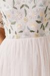 Coast Wildflower Embroidered Top Mesh Skirt Bridesmaids Dress thumbnail 5