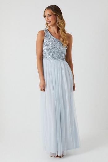Related Product Sequin Mesh Top Two In One Bridesmaids Dress