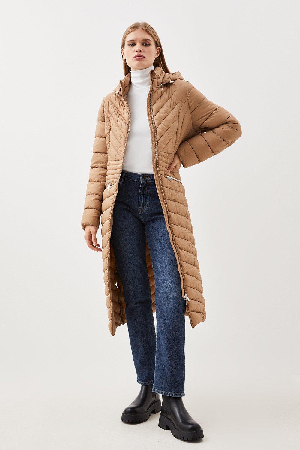 Karen millen lightweight hot sale padded coat