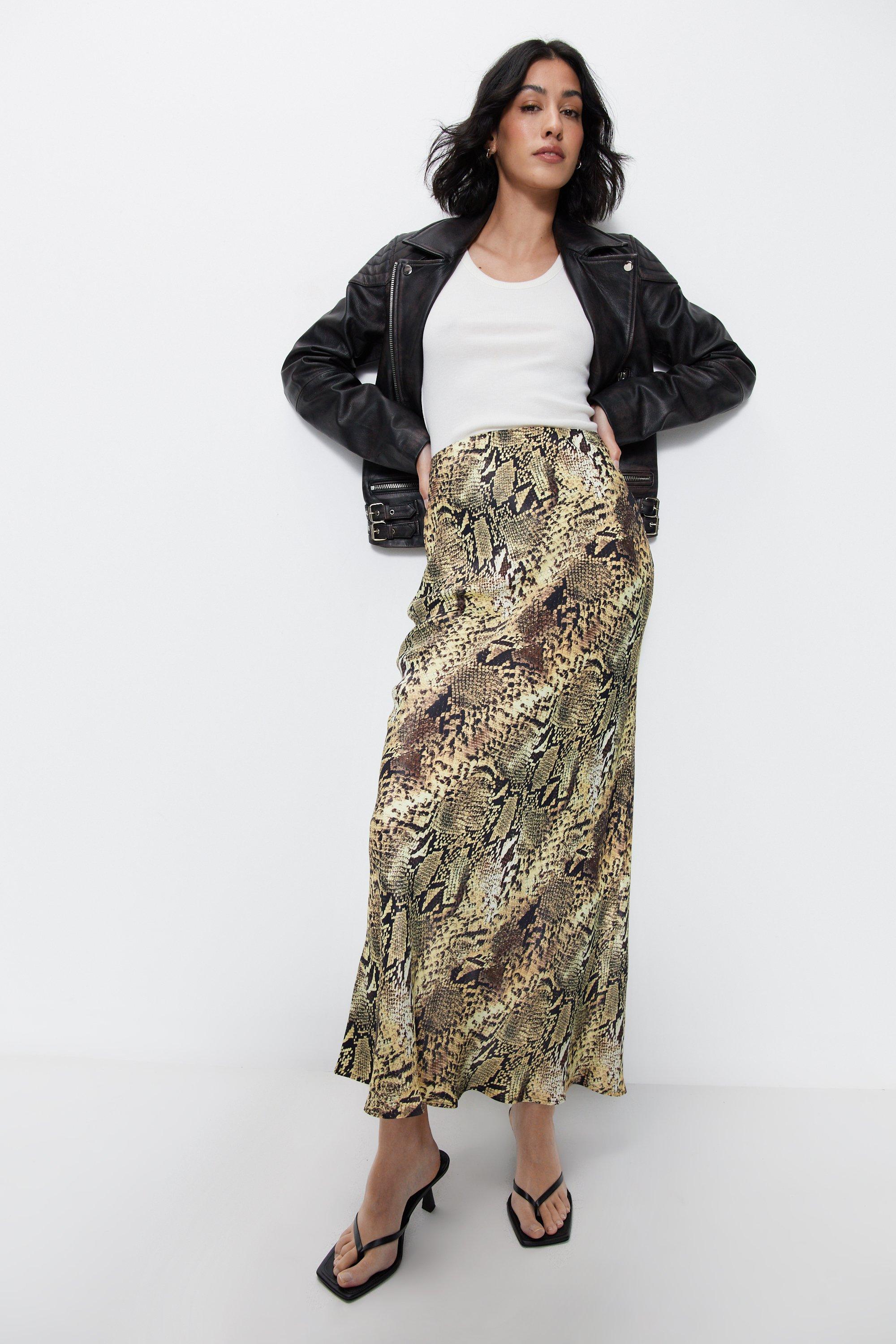 Leopard maxi outlet skirt xl