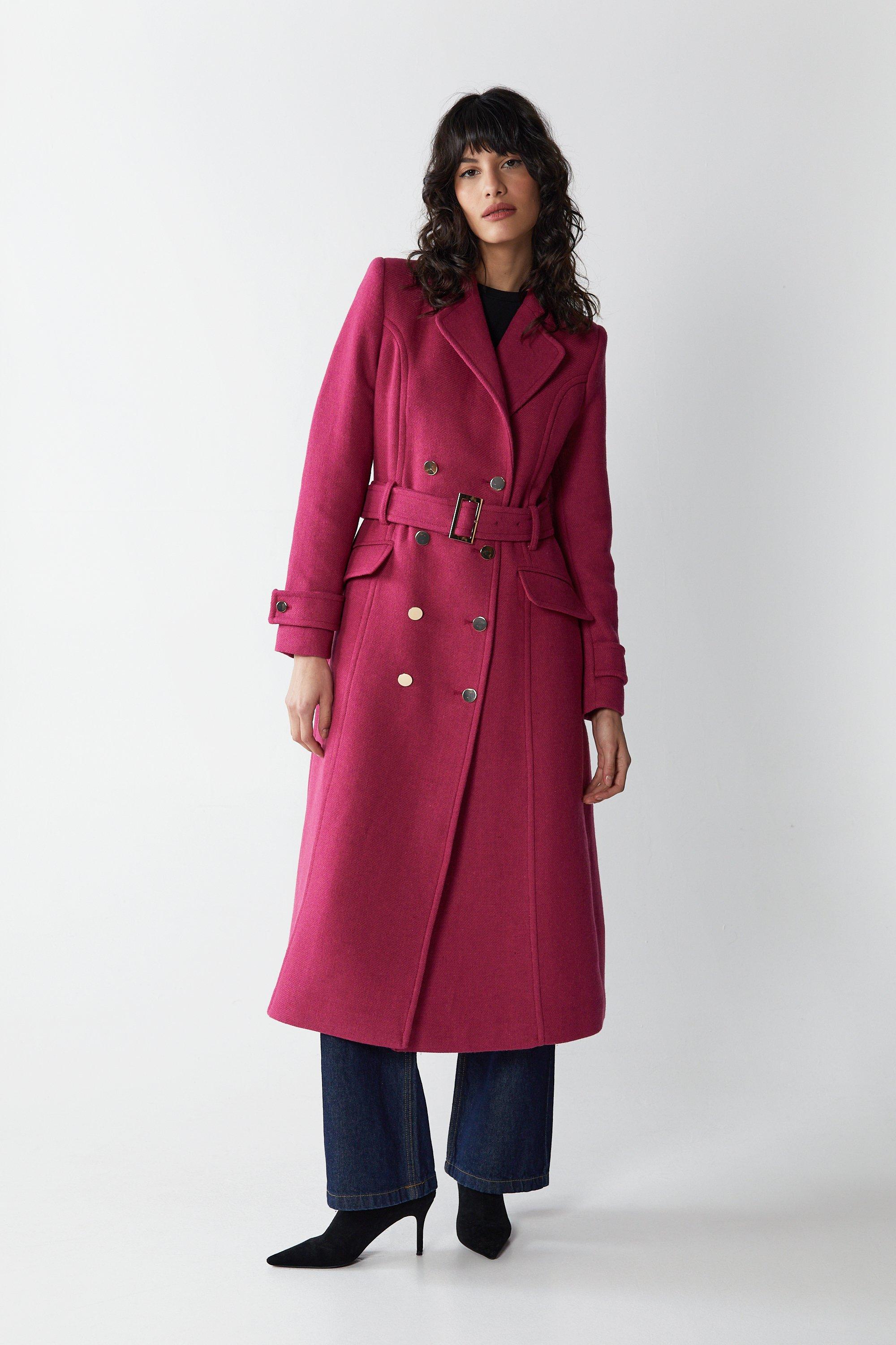 Jackets & Coats, Premium Double Breasted Italian Wool Tailored Coat