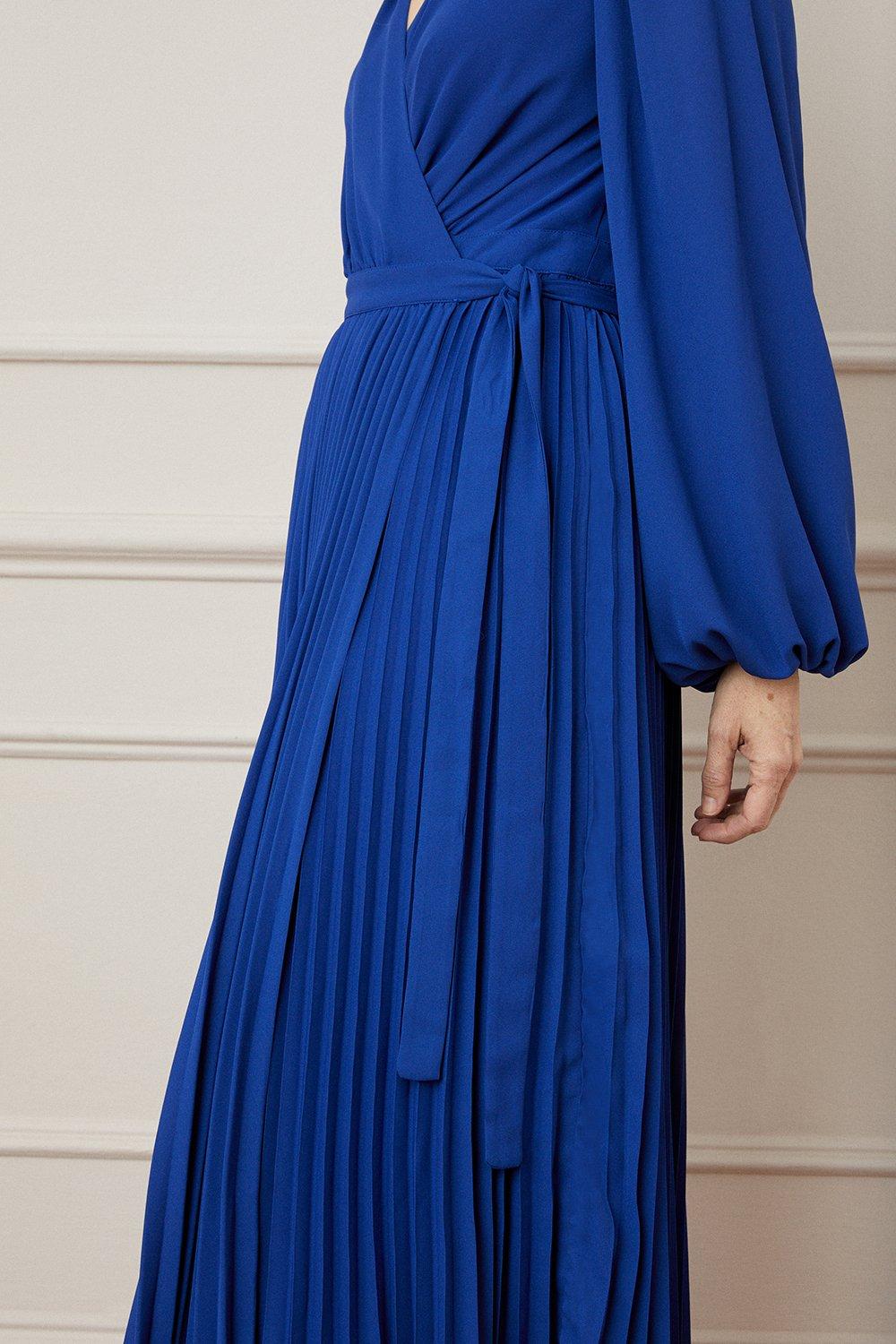 Wallis pleated hot sale dress