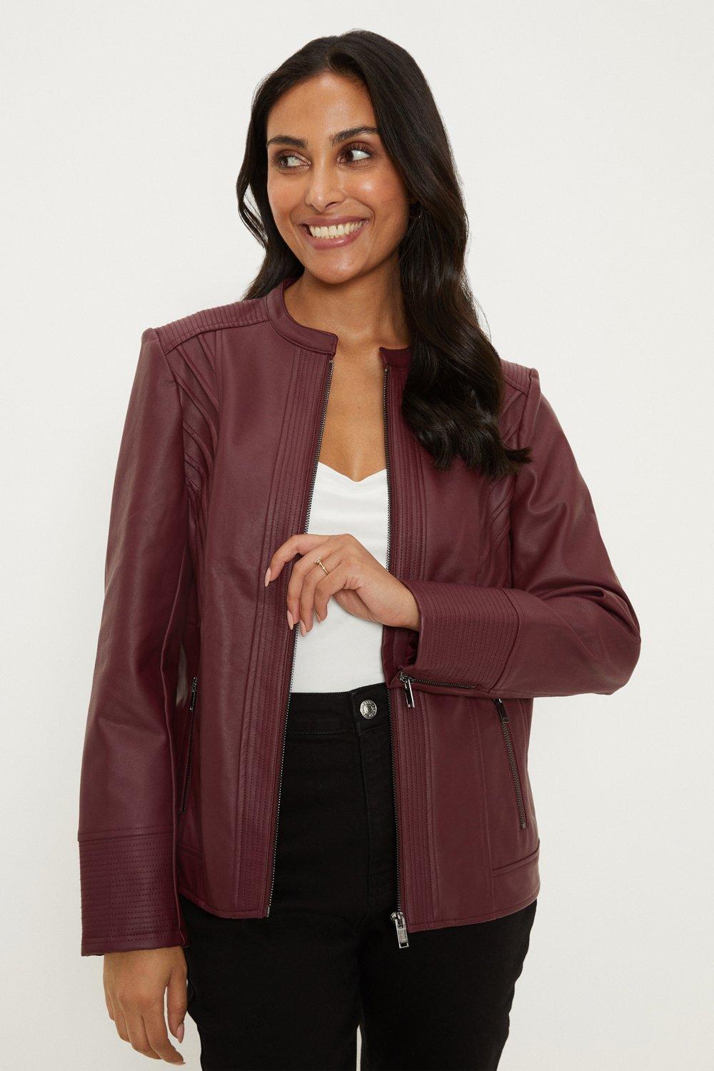 Wallis petite biker clearance jacket