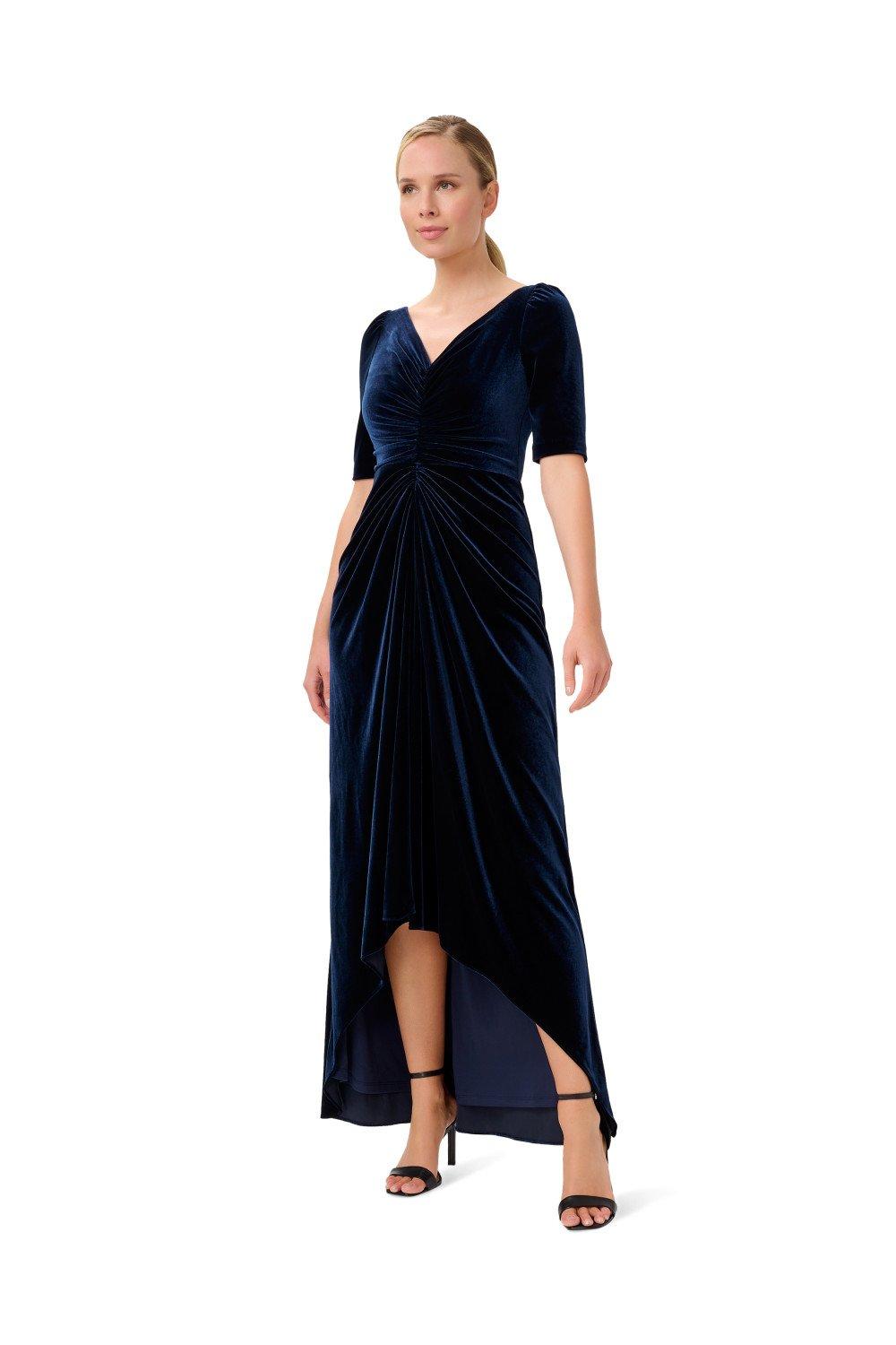 Dresses Covered Velvet Gown Adrianna Papell