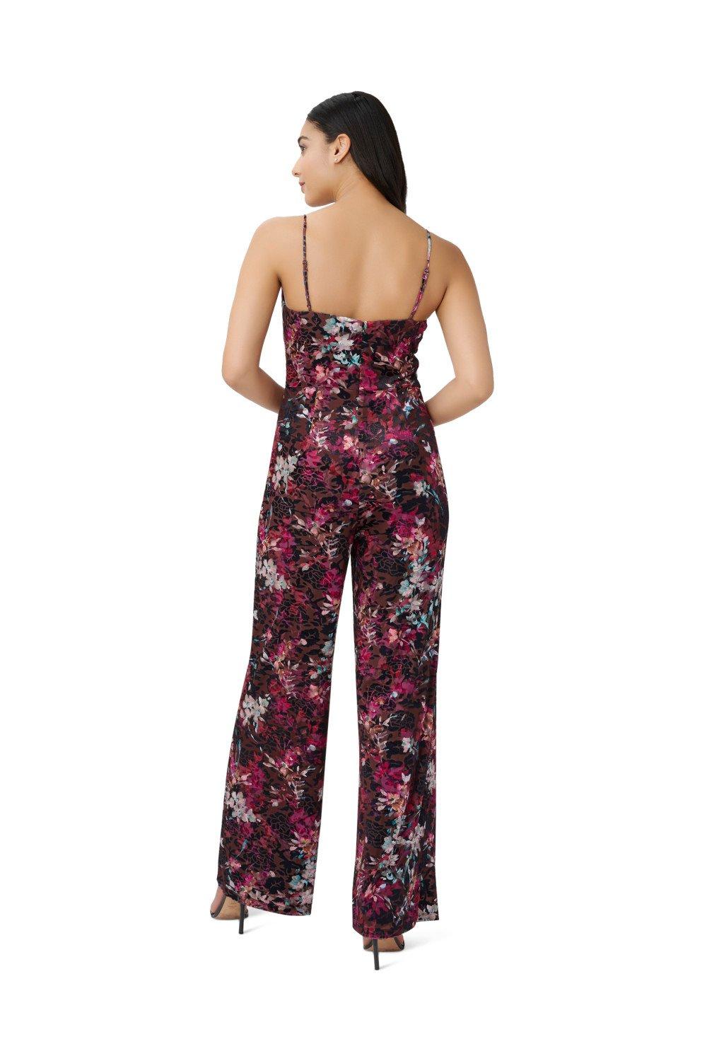 Jumpsuits Velvet Burnout Jumpsuit Adrianna Papell