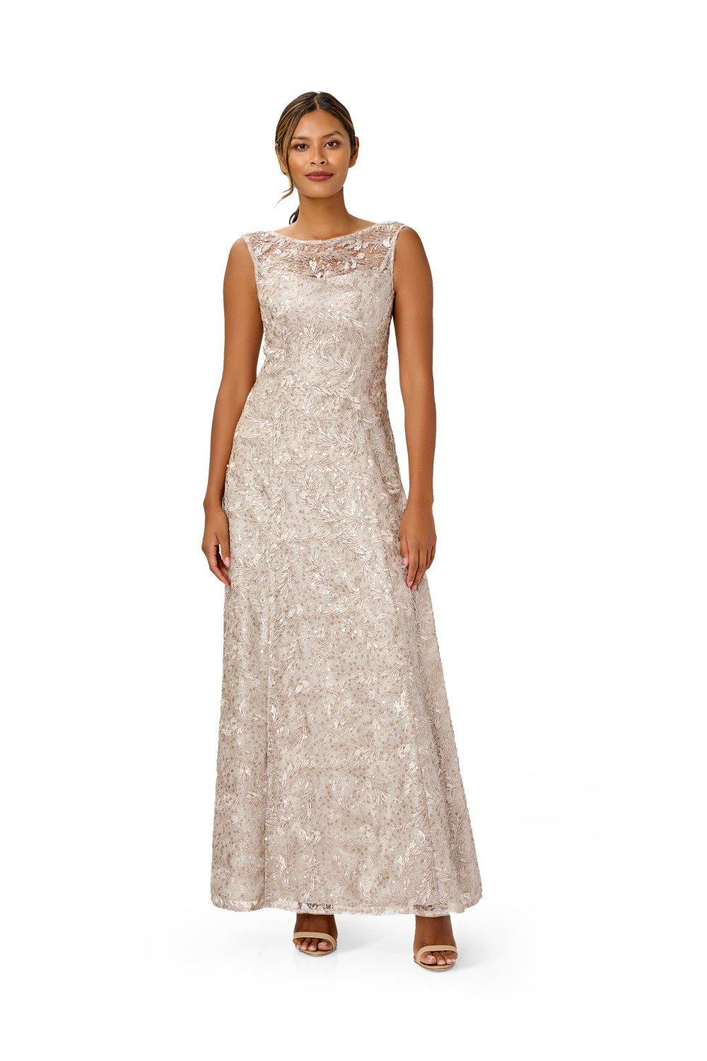 Adrianna papell 2025 lace gown