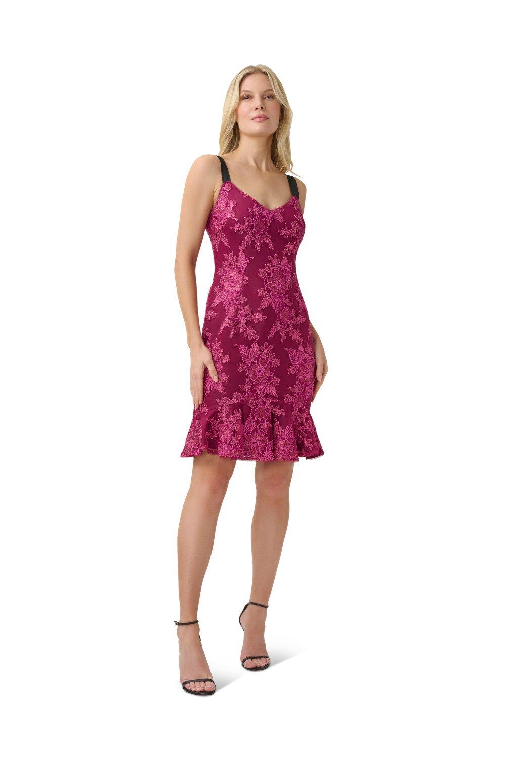 Dresses Sequin Embroidery Dress Adrianna Papell