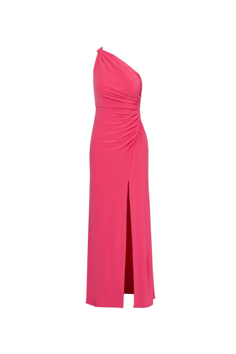 Dresses One Shoulder Jersey Gown Adrianna Papell