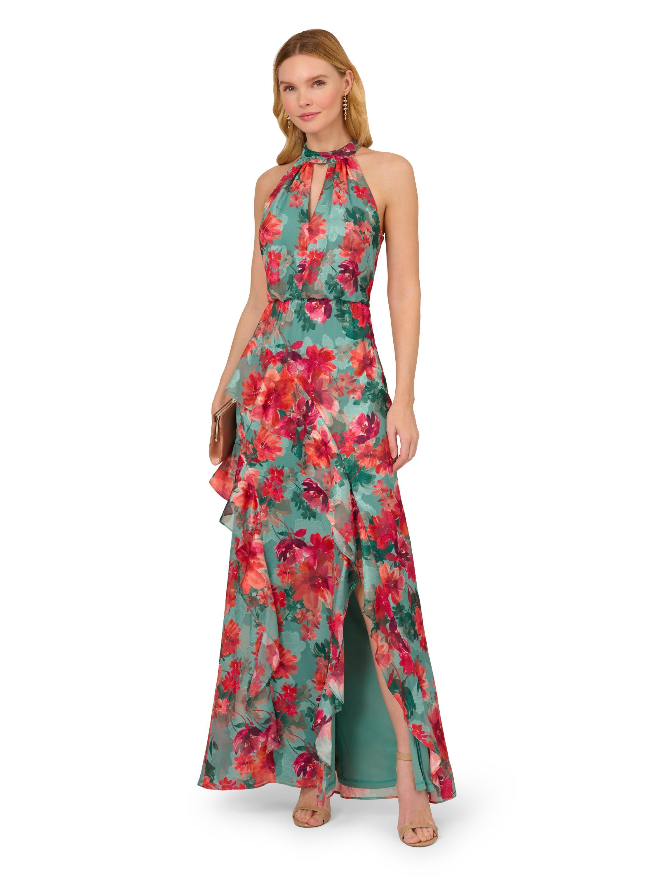 Dresses Printed Mermaid Dress Adrianna Papell